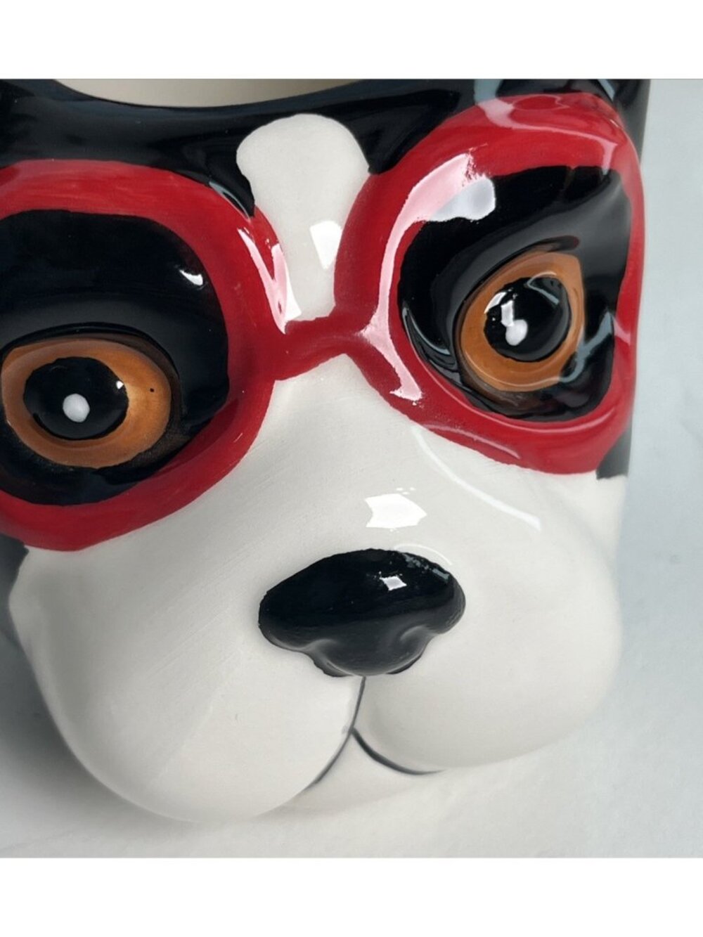 BOSTON TERRIER Succulent Planter Black/White Dog Planter Christmas Projects U52 - Picture 5 of 12